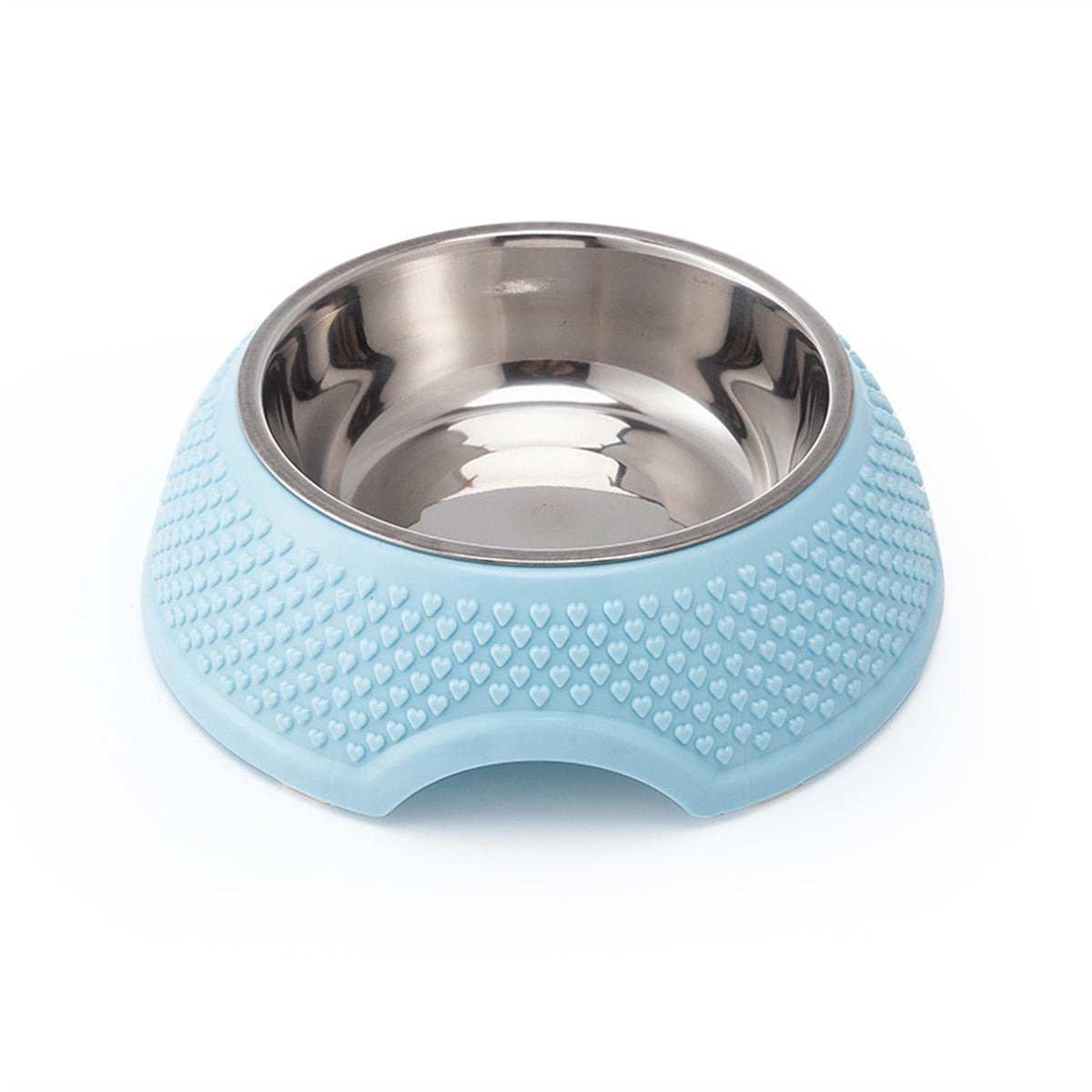 Comedero Antideslizante de Acero Inoxidable para Perros – Base Estable y Antigolpes