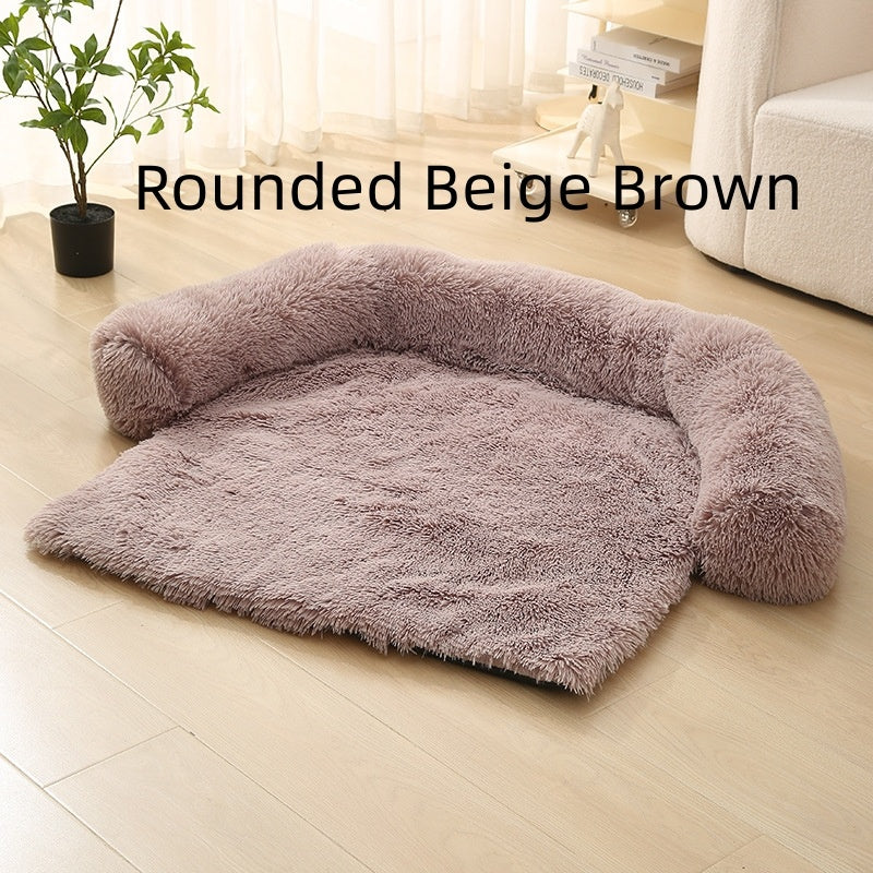Sofá-Cojín “Plush Winter Sofa” – Cálido, Cómodo y Estético para Perros