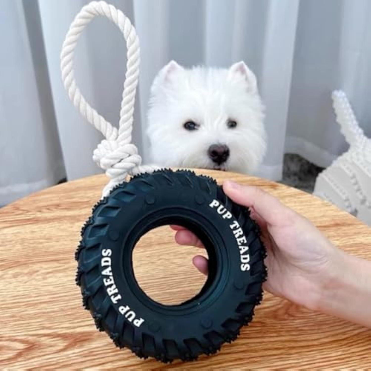 Juguete Duradero para Perros Masticadores Fuertes – Interactivo y Resistente para Razas Grandes
