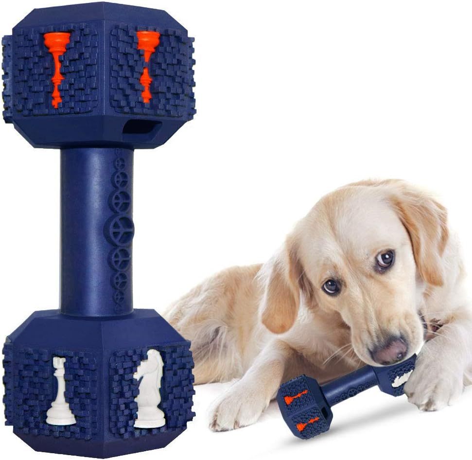 Mordedor "Hueso Indestructible" de Goma y Nylon – Para Masticadores Agresivos