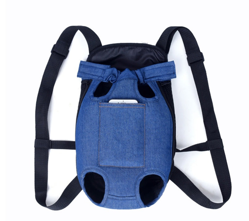 Mochila Portátil para Perros – Cómoda, Ventilada y Segura para Viajes y Paseos