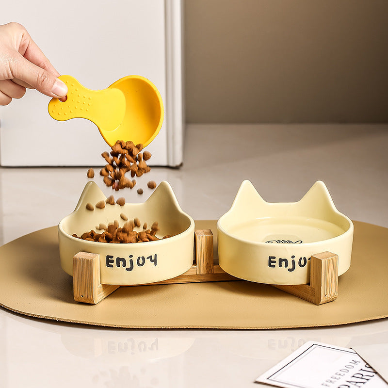 Comedero 2 en 1 “DuoBalance” – Antivuelco con Espacio para Agua y Comida