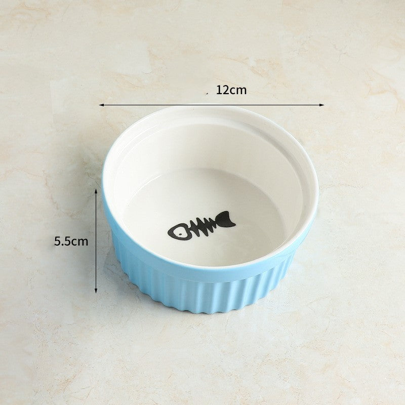 Comedero “Cuello Feliz” Antiestrés – Elevado y Ergonómico para Gatos