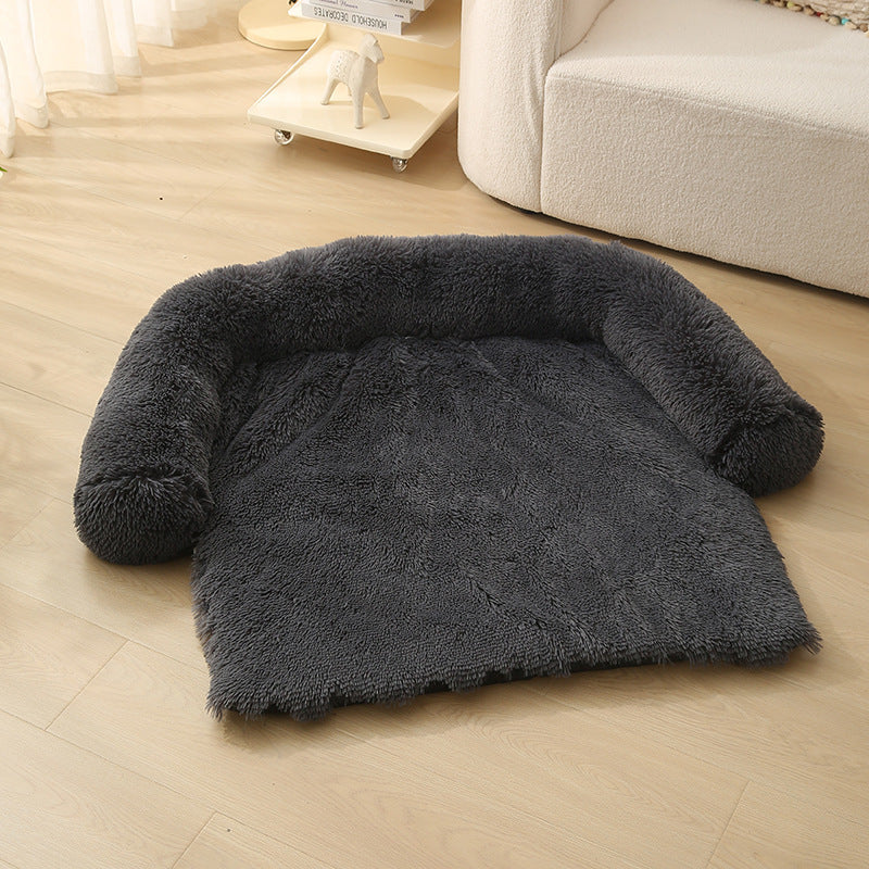Sofá-Cojín “Plush Winter Sofa” – Cálido, Cómodo y Estético para Perros