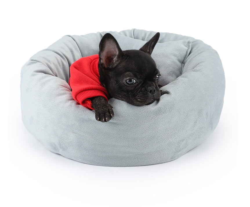 Cama “Egg Tart Nest” – Nido Redondo Súper Suave para Perros