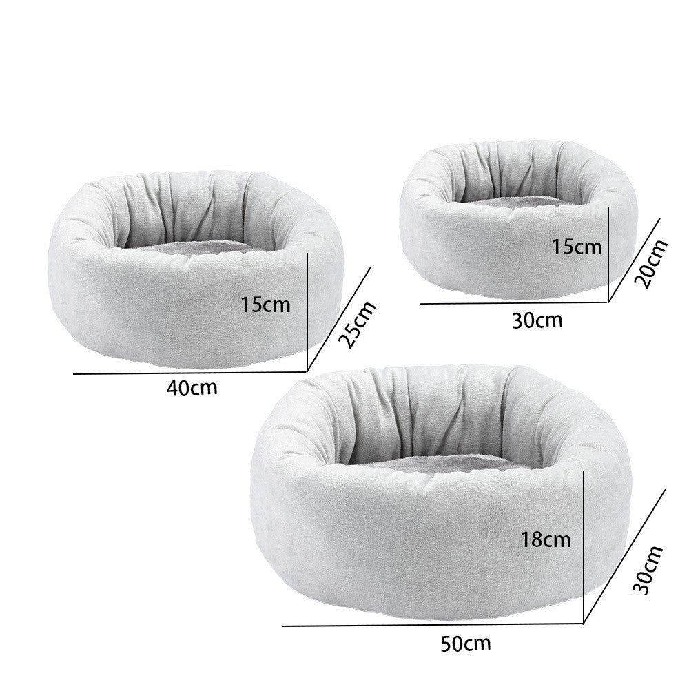 Cama “Egg Tart Nest” – Nido Redondo Súper Suave para Perros