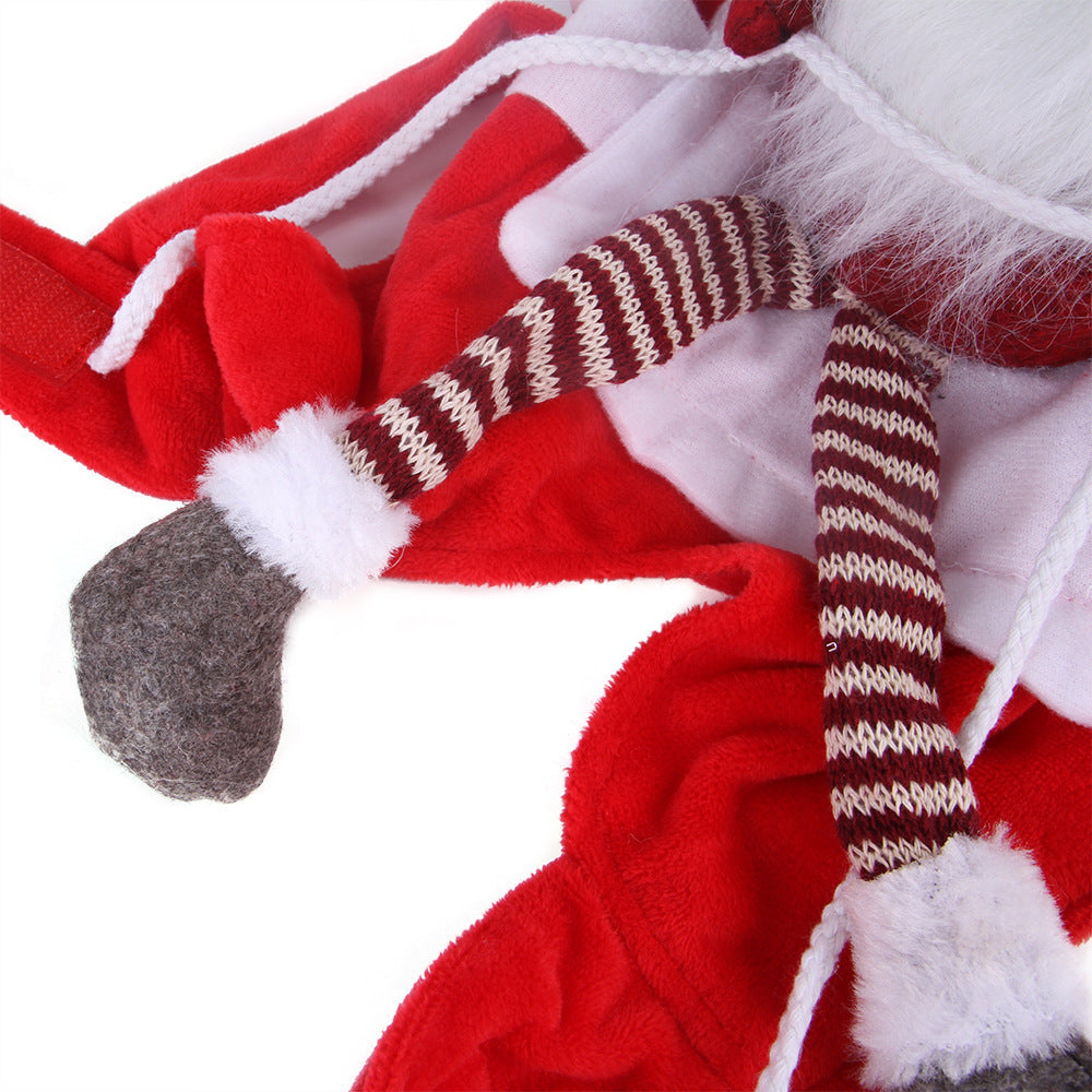 Disfraz de Navidad "Cabalgando" para Perros – ¡Encanto Festivo y Divertido!