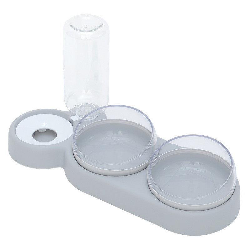 Dispensador Automático “Gravity Duo” – Comida e Hidratación sin Electricidad para Gatos