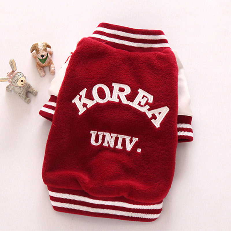 Suéter Deportivo Estilo Universitario para Perros – Confort y Estilo para Tu Mascota