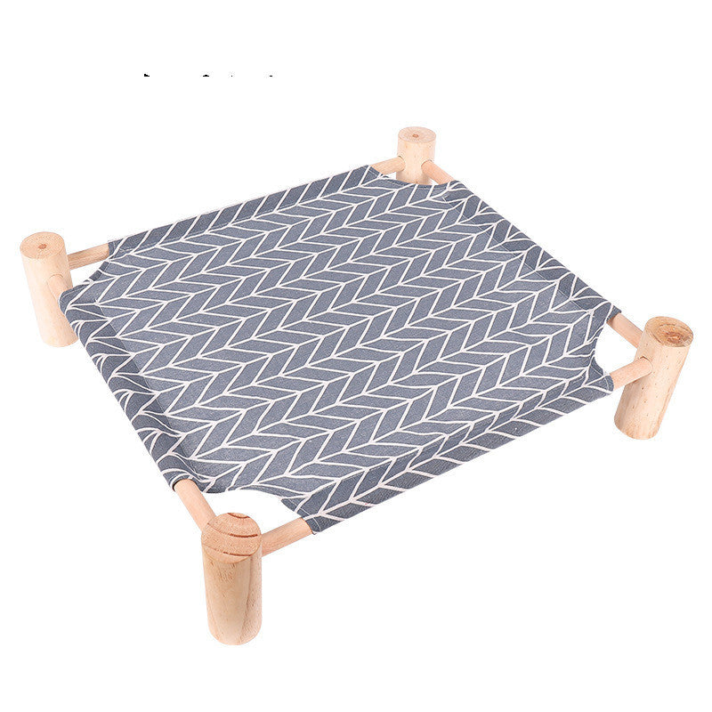 ️ Cama para Perros de Madera – Modelo “Pet Camping Bed”