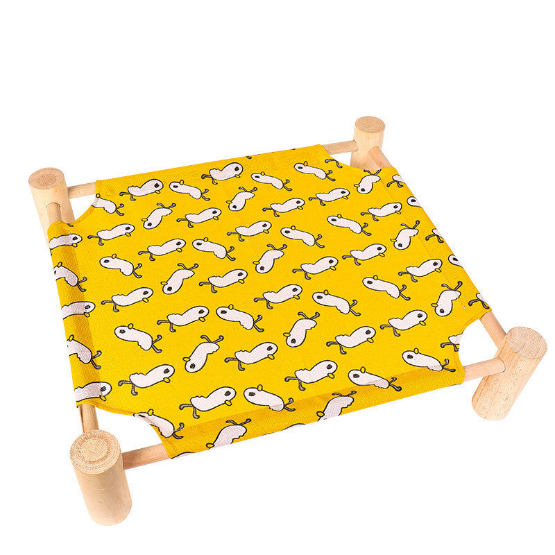 ️ Cama para Perros de Madera – Modelo “Pet Camping Bed”