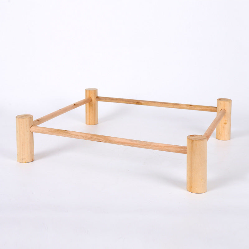 ️ Cama para Perros de Madera – Modelo “Pet Camping Bed”