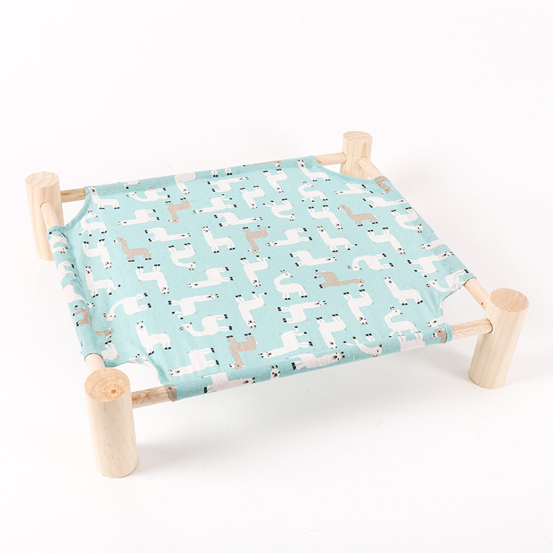 ️ Cama para Perros de Madera – Modelo “Pet Camping Bed”