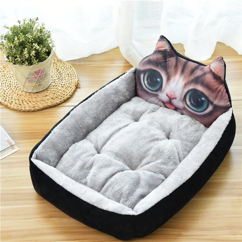 Cama “Soft Fleece Nest” – Cálida, Acogedora y Disponible en 7 Colores