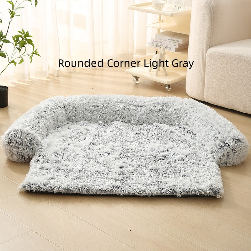 Sofá-Cojín “Plush Winter Sofa” – Cálido, Cómodo y Estético para Perros