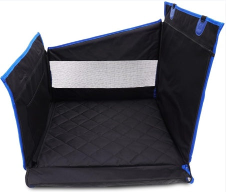 Funda Impermeable para Asiento Trasero de Coche – Con Ventana de Malla y Bolsillos de Almacenaje