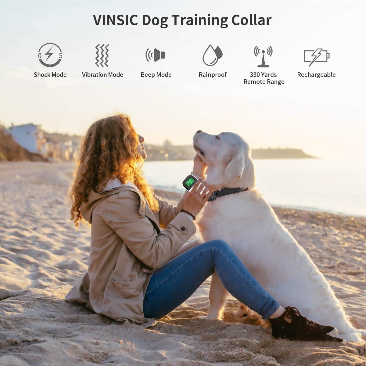 Collar de Entrenamiento para Perros – Estilo y Funcionalidad en Blanco