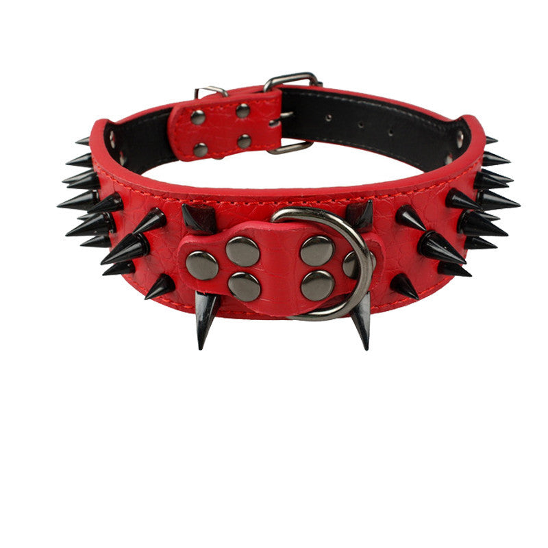 Collar Antimordida con Tachuelas para Perros – Estilo y Resistencia para Razas Fuertes