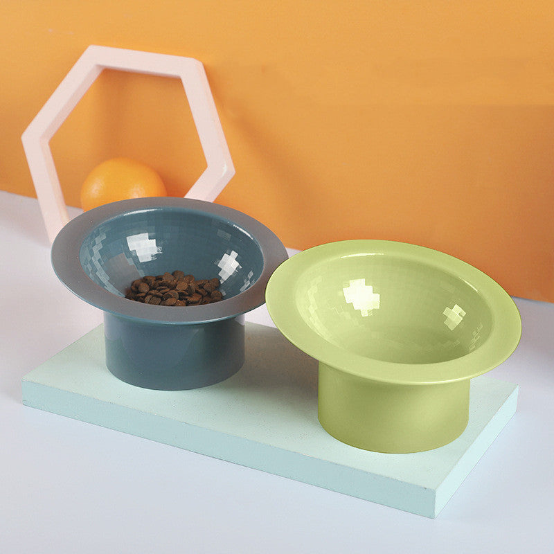 Comedero “Oblique Comfort” para Gatos – Bowl Inclinada Protectora del Cuello