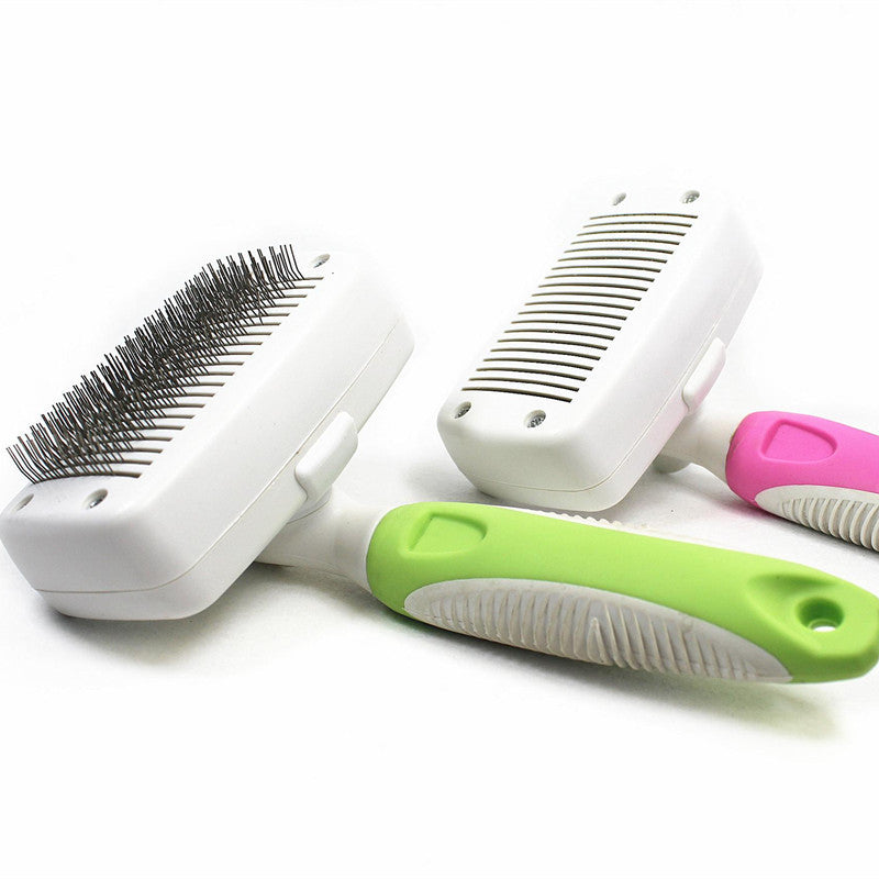 Cepillo Deshedding para Perros – Peine de Alambre para Pelo Largo y Corto