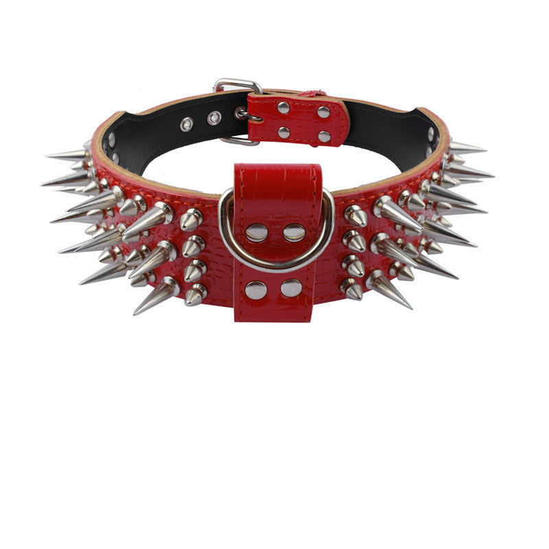 Collar Antimordida con Tachuelas para Perros – Estilo y Resistencia para Razas Fuertes