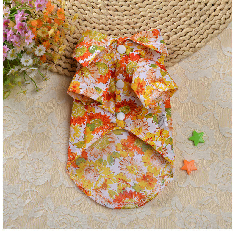 Vestido Primavera–Verano Estilo Western para Perros – Ligero, Elegante y Femenino