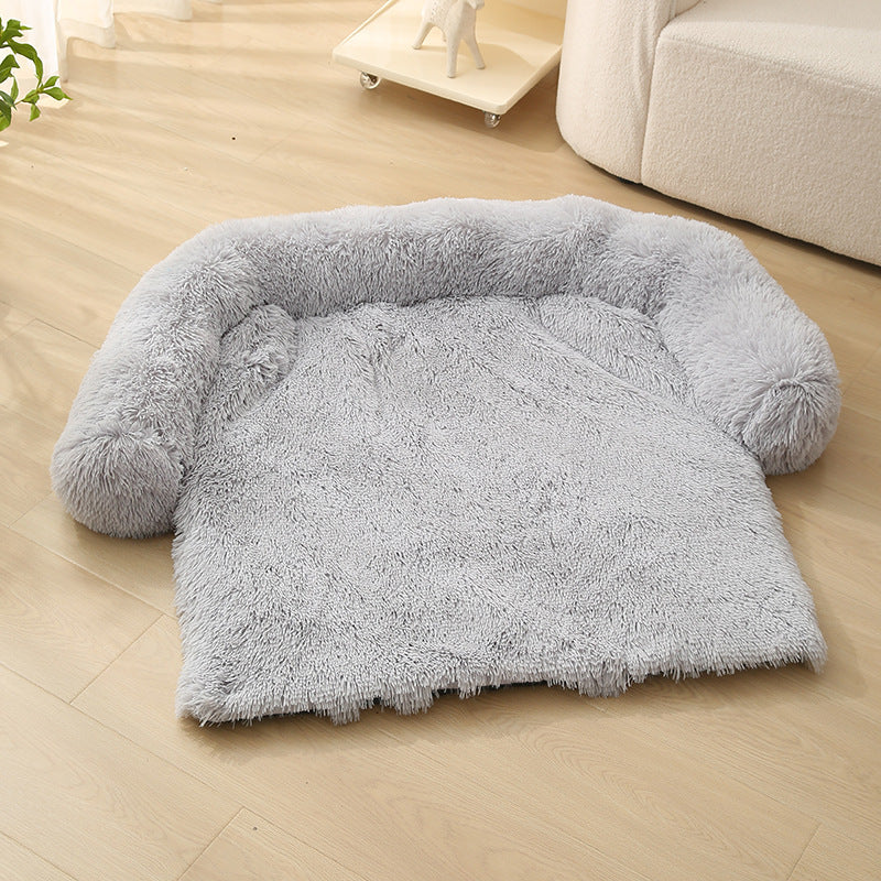 Sofá-Cojín “Plush Winter Sofa” – Cálido, Cómodo y Estético para Perros