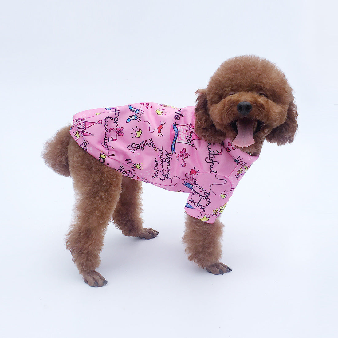 Sudadera con Capucha Estilo Princesa para Perros – Terciopelo Acolchado y Cálido para Otoño e Invierno