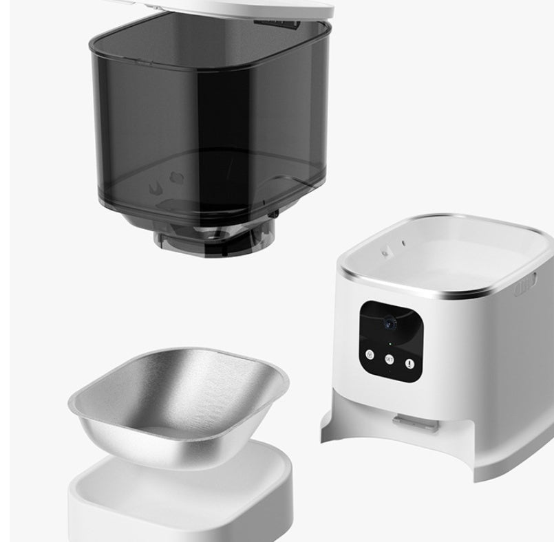 Comedero Automático Inteligente con Control por App y Grabación de Voz – Para Perros