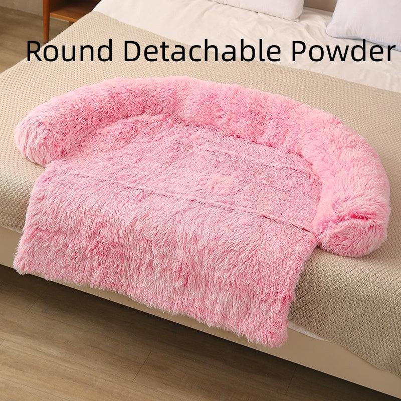 Sofá-Cojín “Plush Winter Sofa” – Cálido, Cómodo y Estético para Perros