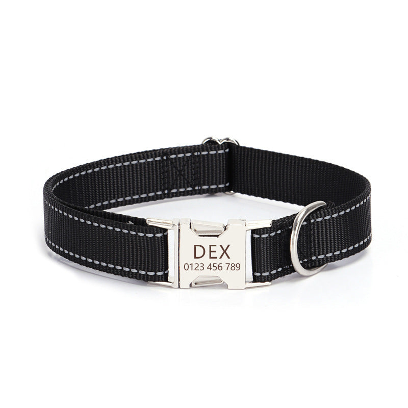 Collar de Nylon Reflectante para Perros – Visibilidad y Estilo en Cada Paseo
