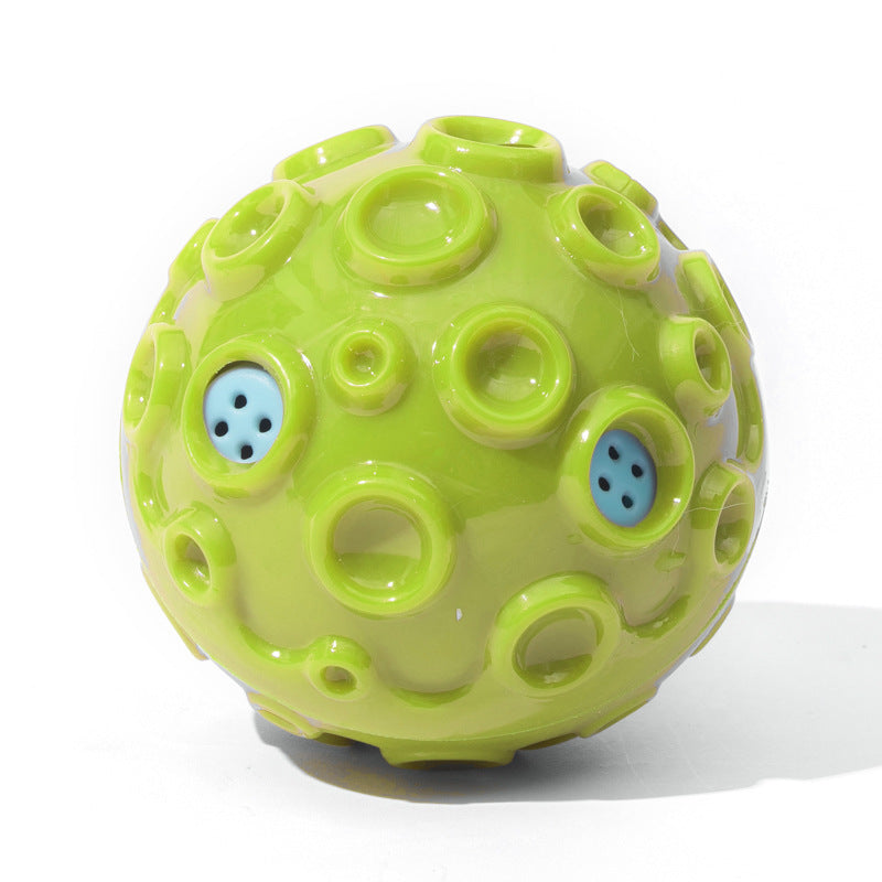 Mordedor “Pelota Mágica Chirriante” en Látex Elástico – Para Masticadores Fuertes de Todos los Tamaño