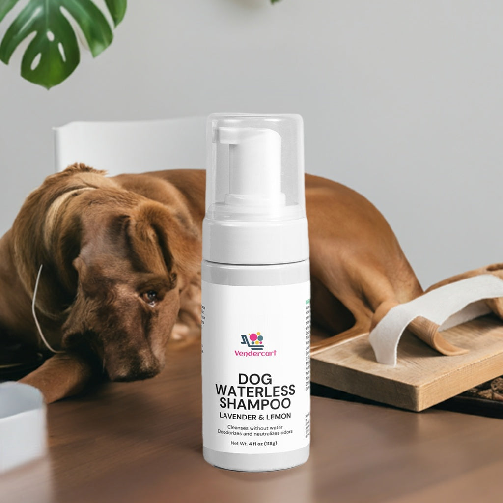 Champú Seco para Perros – Fórmula Sin Enjuague para una Limpieza Rápida y Eficaz
