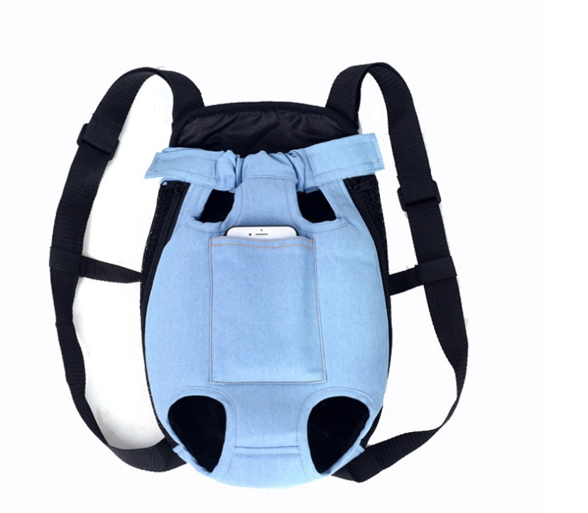 Mochila Portátil para Perros – Cómoda, Ventilada y Segura para Viajes y Paseos