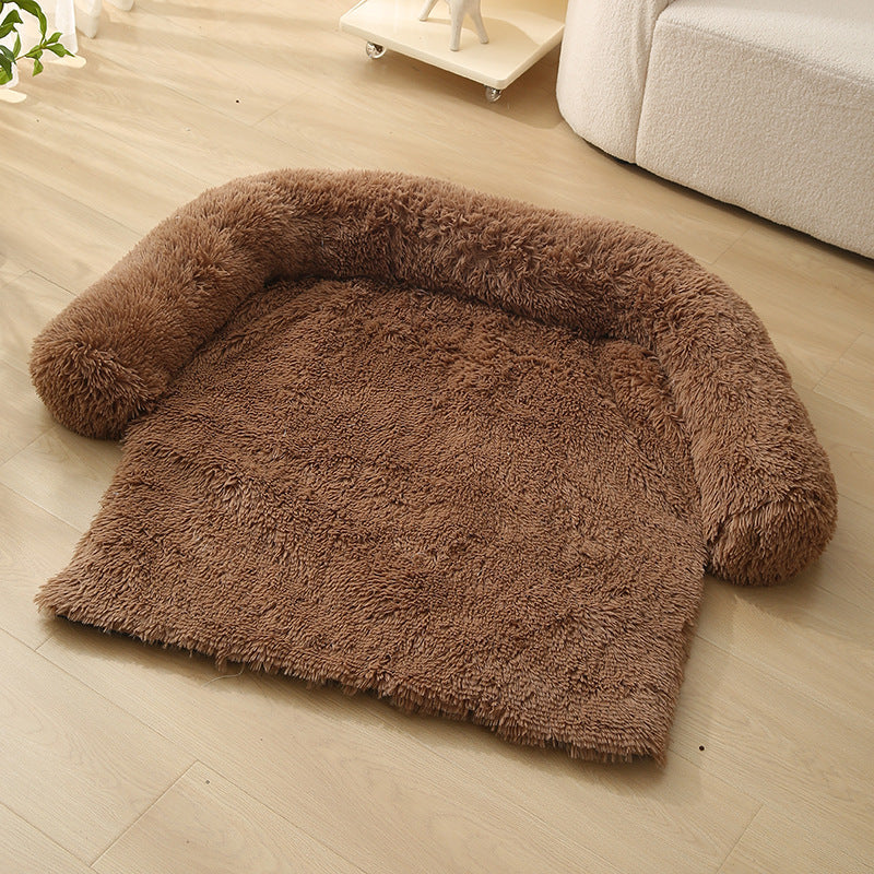 Sofá-Cojín “Plush Winter Sofa” – Cálido, Cómodo y Estético para Perros