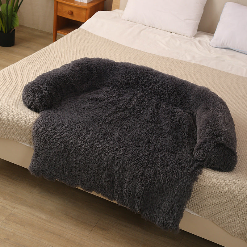 Sofá-Cojín “Plush Winter Sofa” – Cálido, Cómodo y Estético para Perros