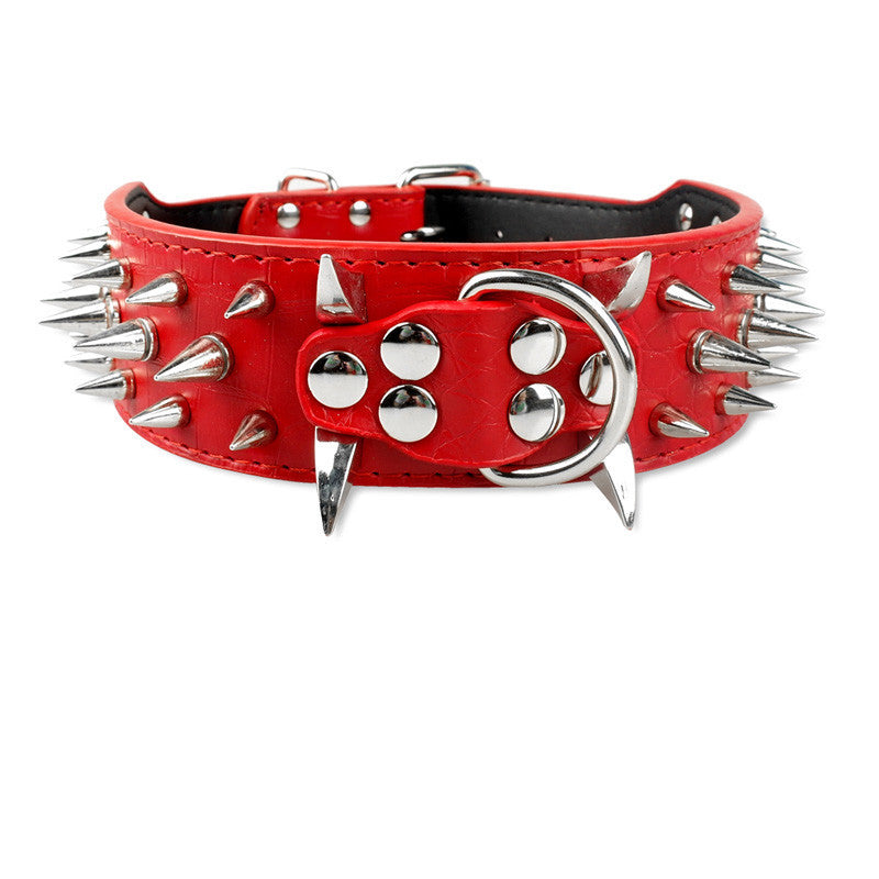 Collar Antimordida con Tachuelas para Perros – Estilo y Resistencia para Razas Fuertes
