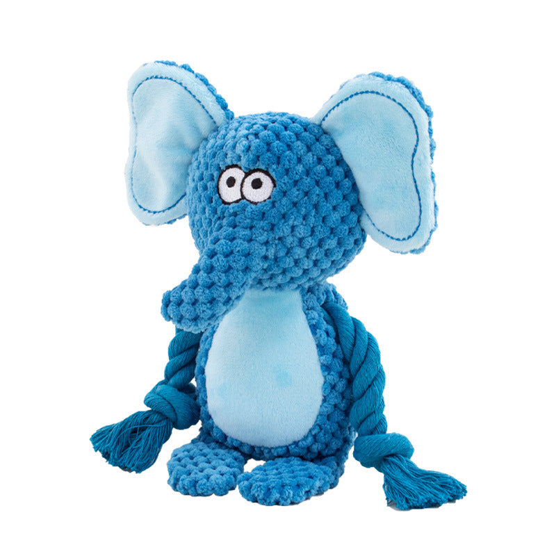 Juguete Interactivo “Peluche con Cuerda y Sonido” – Modelos Divertidos para Juegos de Tira y Afloja, Masticación y Entrenamiento