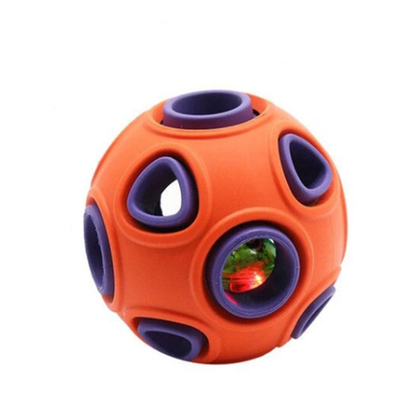 Mordedor “Pelota LED Sonora” – Interactiva, Brillante y Voluminosa para Perros de Todos los Tamaños