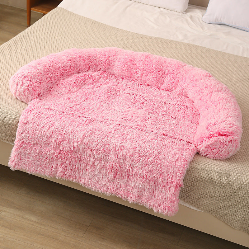Sofá-Cojín “Plush Winter Sofa” – Cálido, Cómodo y Estético para Perros
