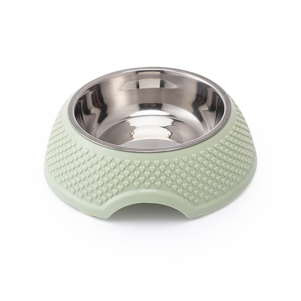 Comedero Antideslizante de Acero Inoxidable para Perros – Base Estable y Antigolpes
