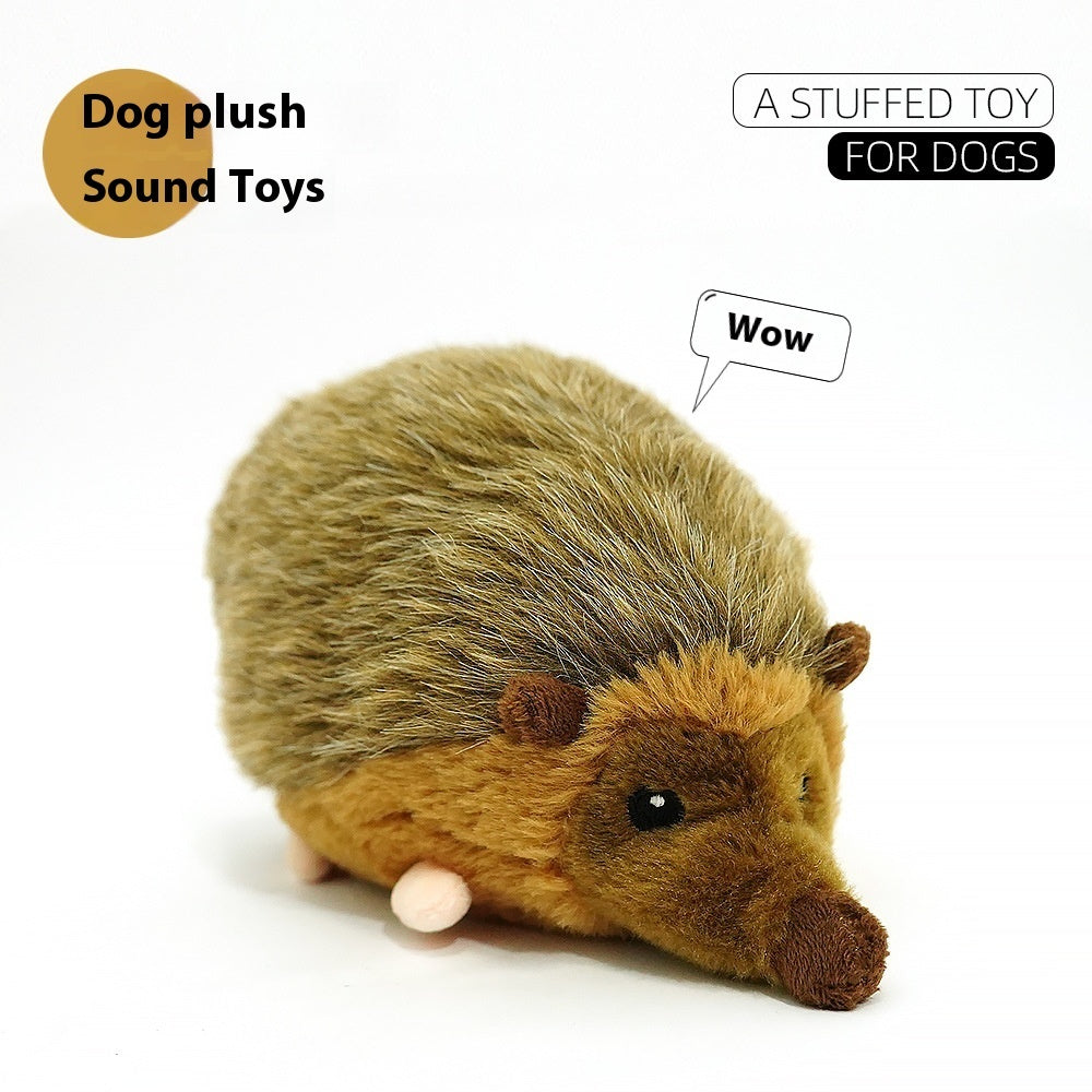 Juguete “Erizo Interactivo” con Sonido – Peluche Resistente para Perros Pequeños y Medianos