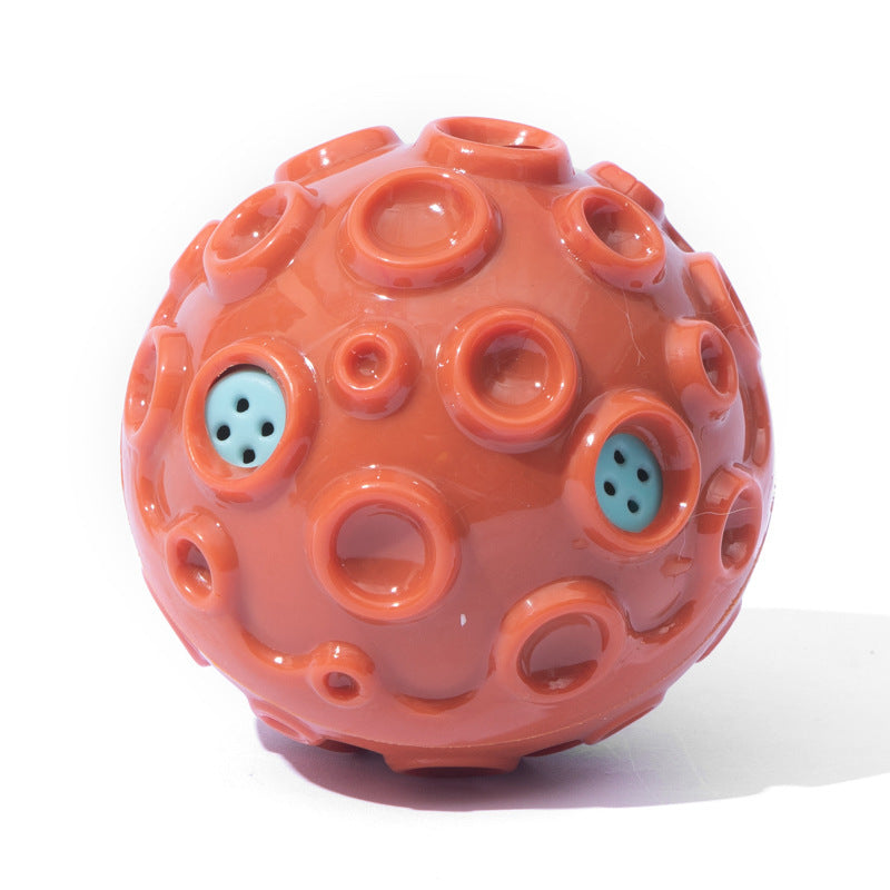 Mordedor “Pelota Mágica Chirriante” en Látex Elástico – Para Masticadores Fuertes de Todos los Tamaño