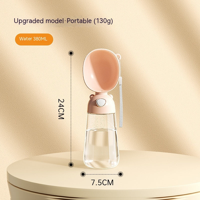 Botella Portátil 2 en 1 para Perros – Agua y Comida en un Solo Recipiente