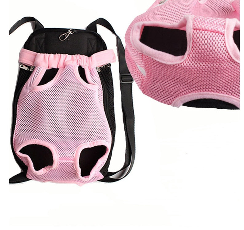 Mochila Portátil para Perros – Cómoda, Ventilada y Segura para Viajes y Paseos