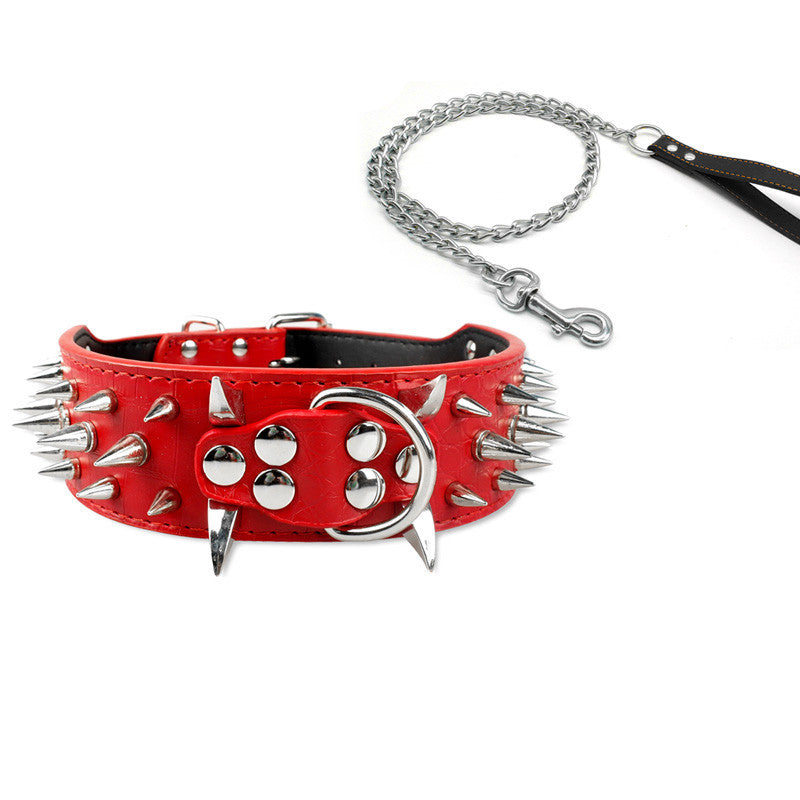 Collar Antimordida con Tachuelas para Perros – Estilo y Resistencia para Razas Fuertes