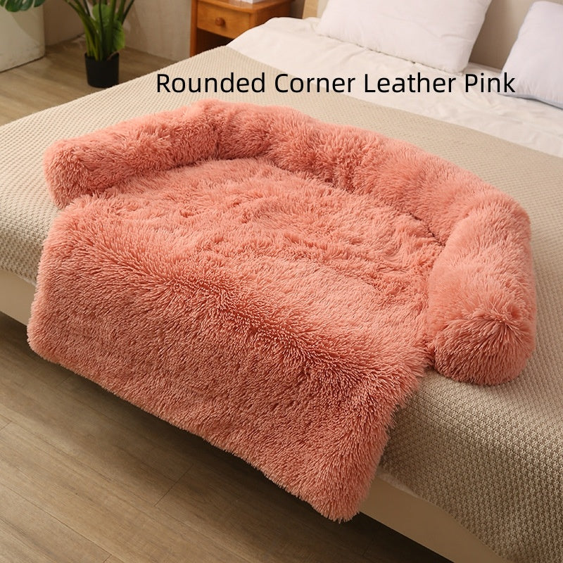 Sofá-Cojín “Plush Winter Sofa” – Cálido, Cómodo y Estético para Perros