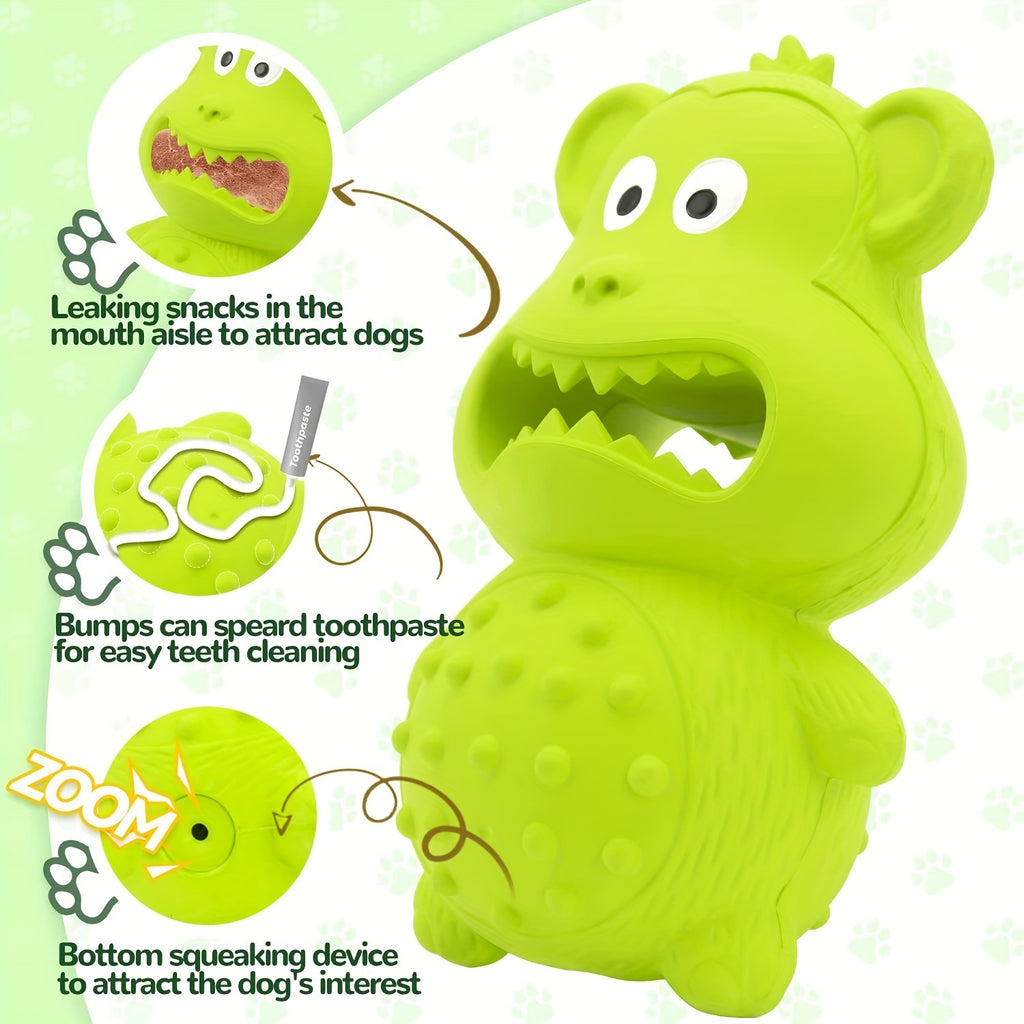 Juguete Mordedor de Goma “Mono” – Interactivo, Resistente y Higiene Dental para Perros