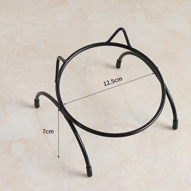 Comedero “Cuello Feliz” Antiestrés – Elevado y Ergonómico para Gatos
