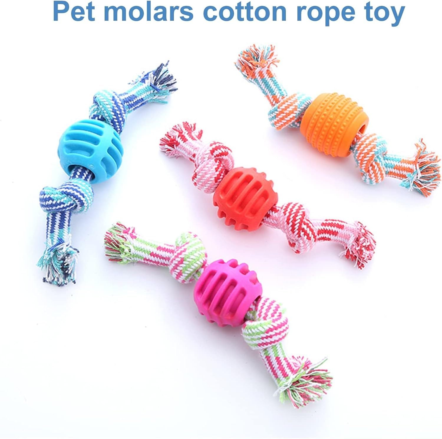 Juguete Mordedor con Cuerda para Perros – Diversión, Limpieza y Bienestar Oral en Uno